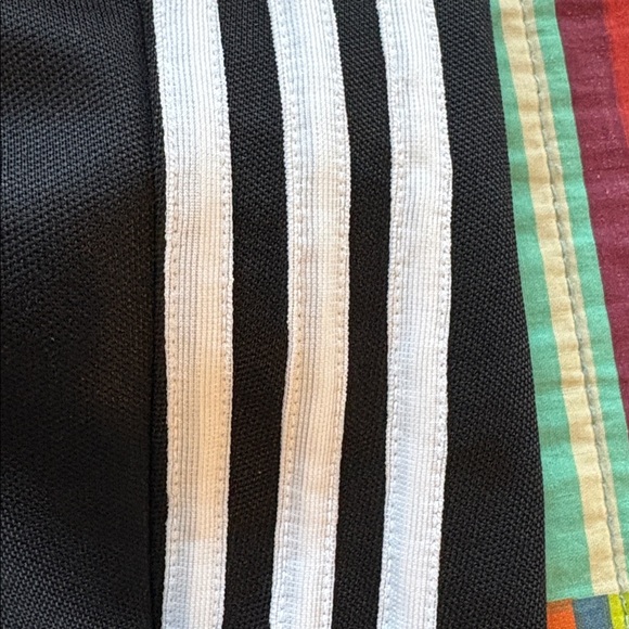 Adidas black Joggers with White Stripes size small new white tags - Picture 4 of 11